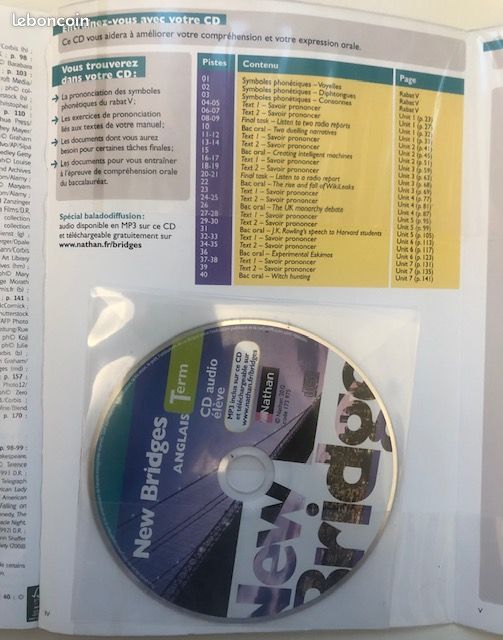 Livre scolaire Anglais Terminale New Bridges Nathan (image 4)