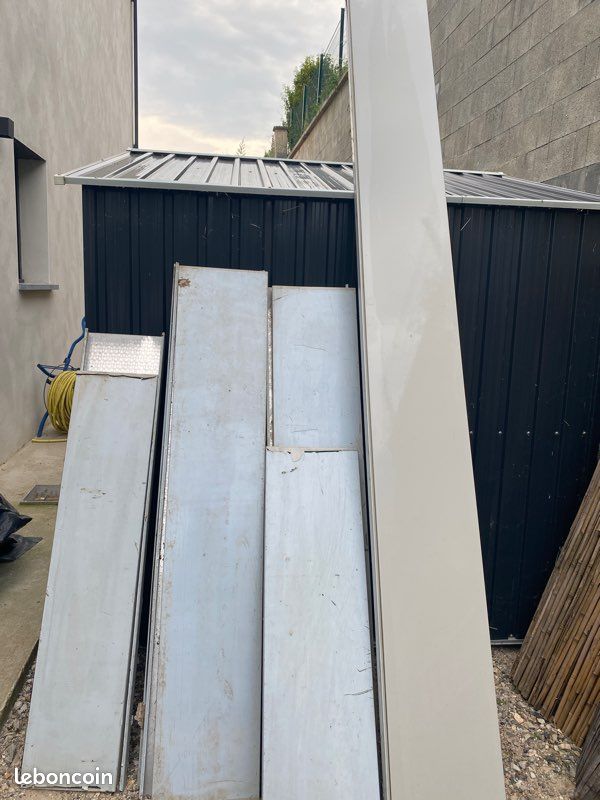 Lot Couvertine aluminium blanc crème 9001 (image 2)