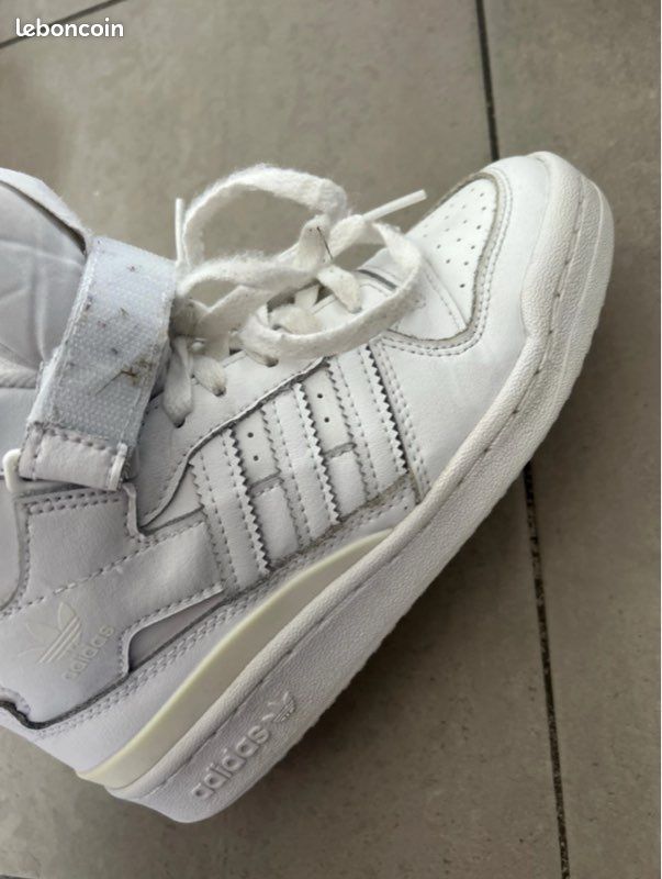 Baskets ADIDAS forum blanches 36 (image 6)