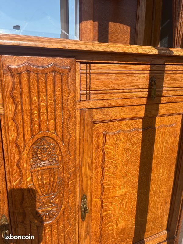 Joli buffet ancien 2 corps (image 3)