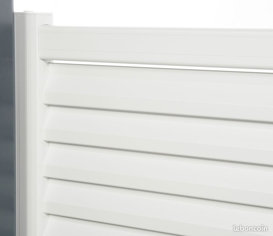 Portail aluminium coulissant NEUF 3 x 1,5m – GRIS CLAIR (image 6)