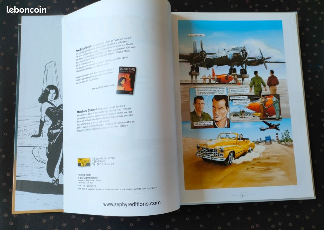 Jack Blues - Airblues 1947 tome 1 - Mathieu Durand et Fred Zumbiehl - première édition (image 6)