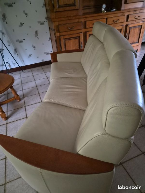 Canapé en cuir home cinéma (image 3)