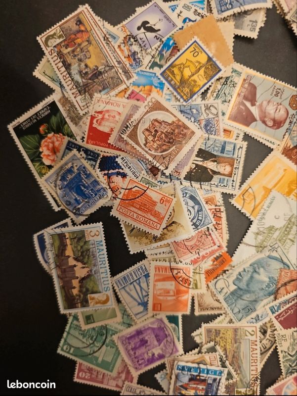 Lot 450t monde tous differents (lot1) (image 10)