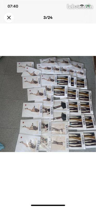 Gerbe 37 paires de collants et bas taille 1 (image 3)