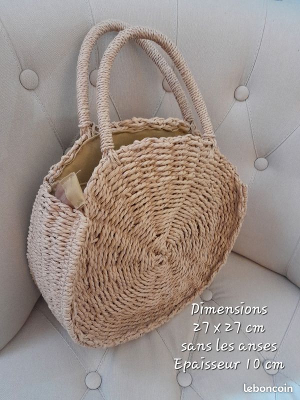 Petit Sac En Osier Rond Sac Rond Osier Petit Format