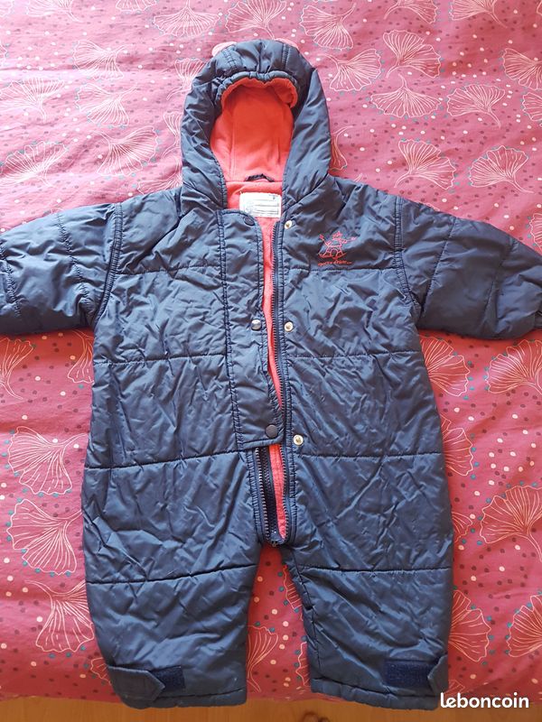 Combinaison matelassée ou de ski bebe 12 mois (image 1)
