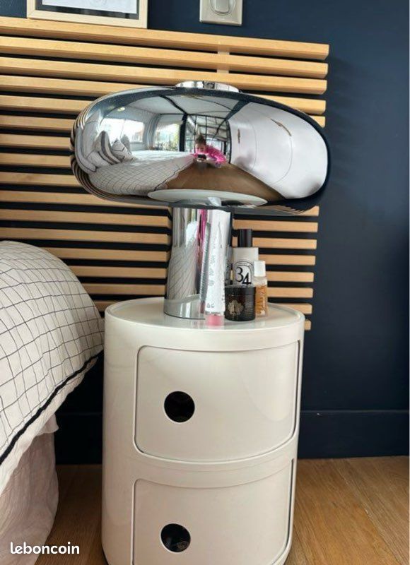 Lampe à Poser En Verre Et Métal Doré D 15 Cm - Lampe à poser