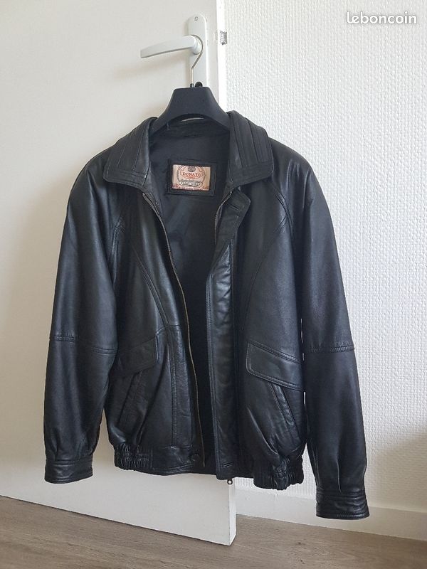 Blouson cuir Vintage (image 1)