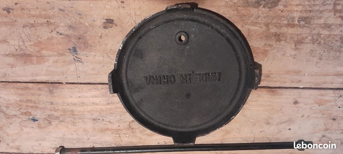 Desserte de cheminée fer forgé (image 3)