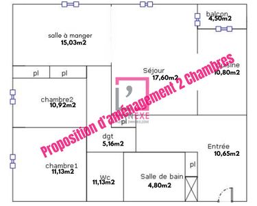 Appartement 329 000 € - 87 m²
