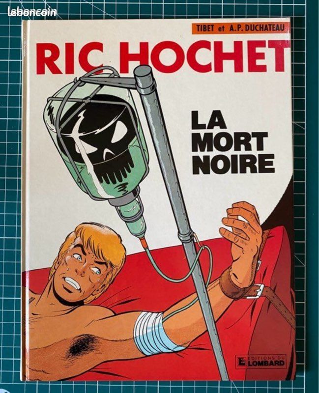 BD #35 - Ric Hochet - La mort noire - édition originale (image 1)