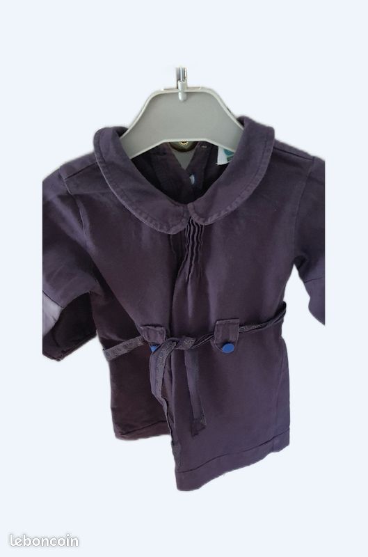 Robe fille 3ans violette verbaudet,bon état (image 1)