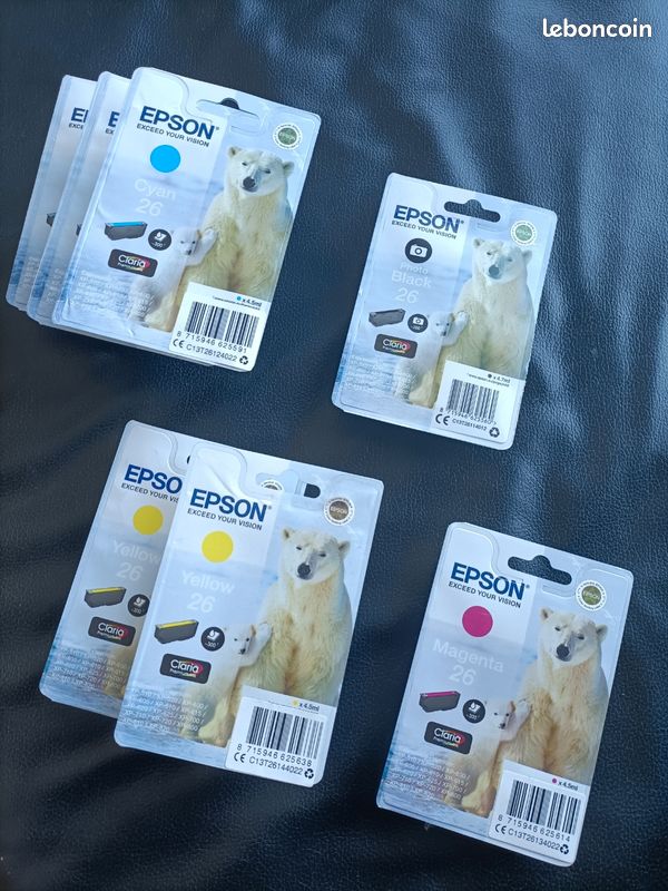 Cartouches encre pour imprimante Epson (26 Ours Polaire) (image 1)