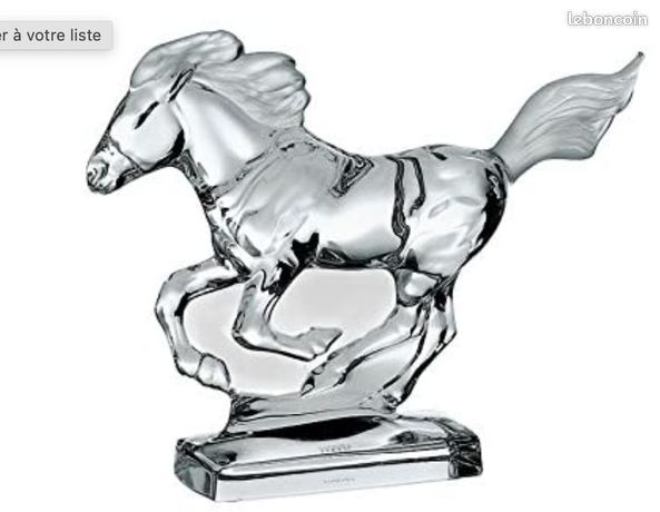 Cheval En Cristal Daum Modèle 2 - Sculpture En Cristal Très Bon état