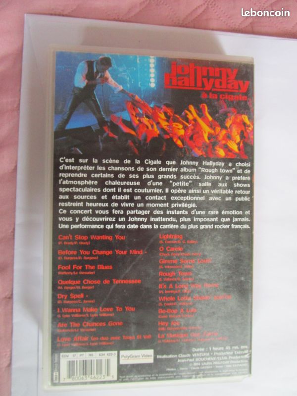 K7 vhs johnny hallyday (image 11)