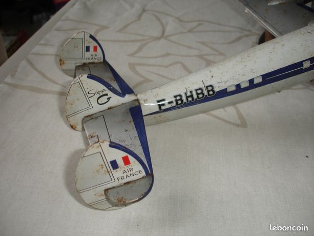 Dérive Joustra 545 Pour Avion Lockheed Super Constellation - Pièce Tôle Vintage