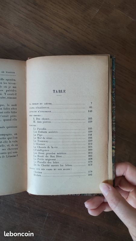 Livre ancien “Le roman du lièvre” de 1907 (image 6)