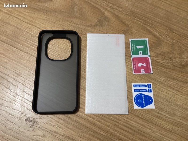Coque De Protection + Verre Trempé Pour Xiaomi Redmi 15 5G - Noire - Neuf