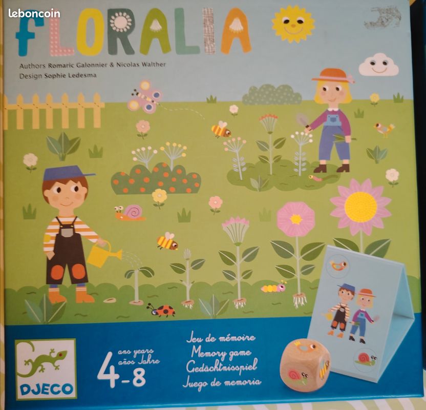 Jeu de mémoire DJECO Floralia (image 1)