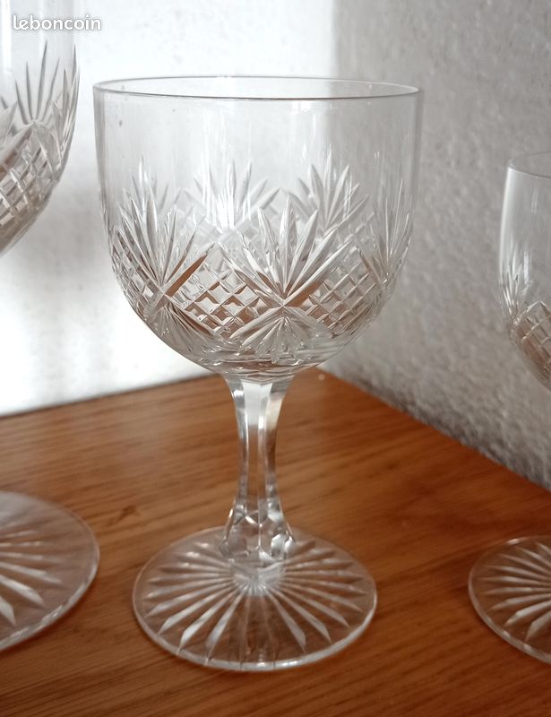 Ensemble de trois verres Baccarat modèle 61862 (image 3)
