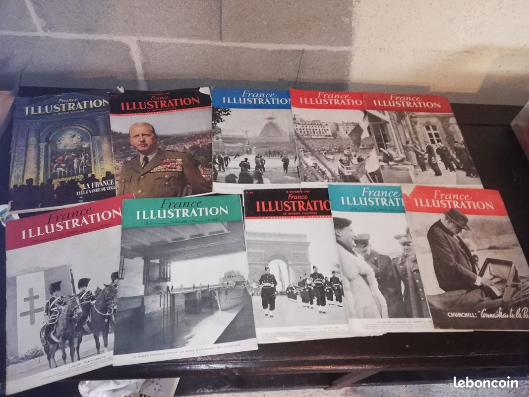 Vends revues anciennes "France illustration" 1945 - 1949 (image 4)