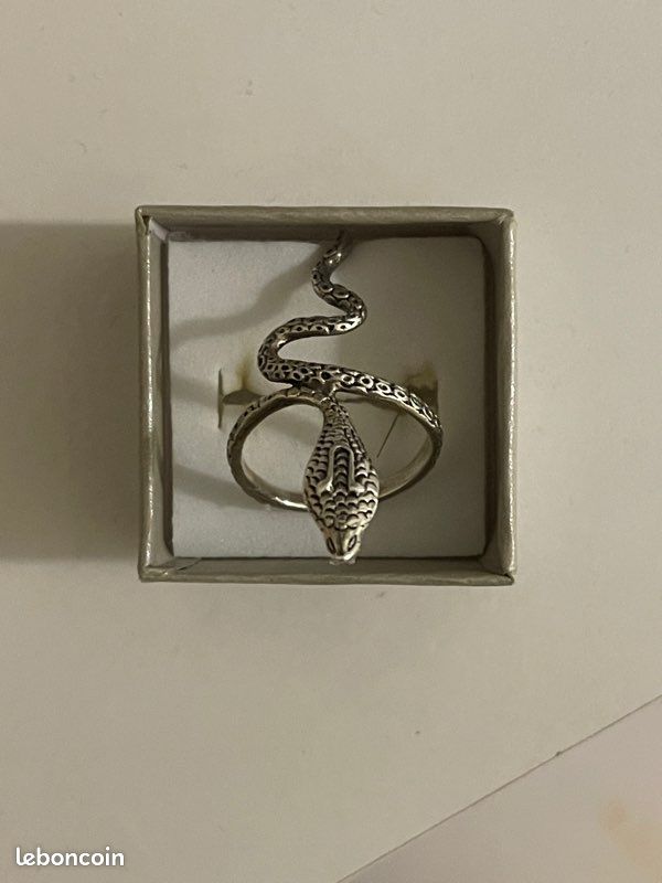 Bague serpent argent 925 (image 1)