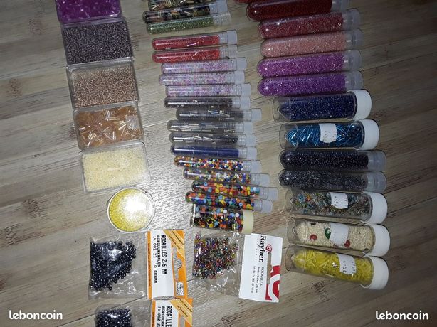 Lot De Perles De Rocaille Multicolores 2.3mm - Sachet De 40g, Plus De 500 Perles, Création DIY