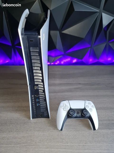 Console Sony PS5 Slim Édition Blu-Ray 1To – Blanche – Occasion état Neuf