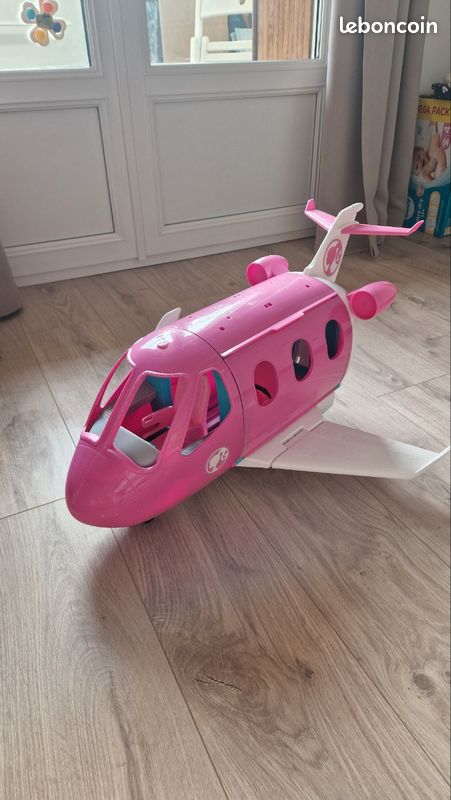 Avion barbie + chariot hôtesse (image 1)