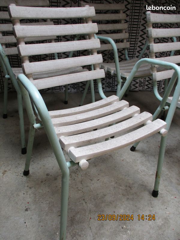 Fauteuil de jardin ancien (image 3)