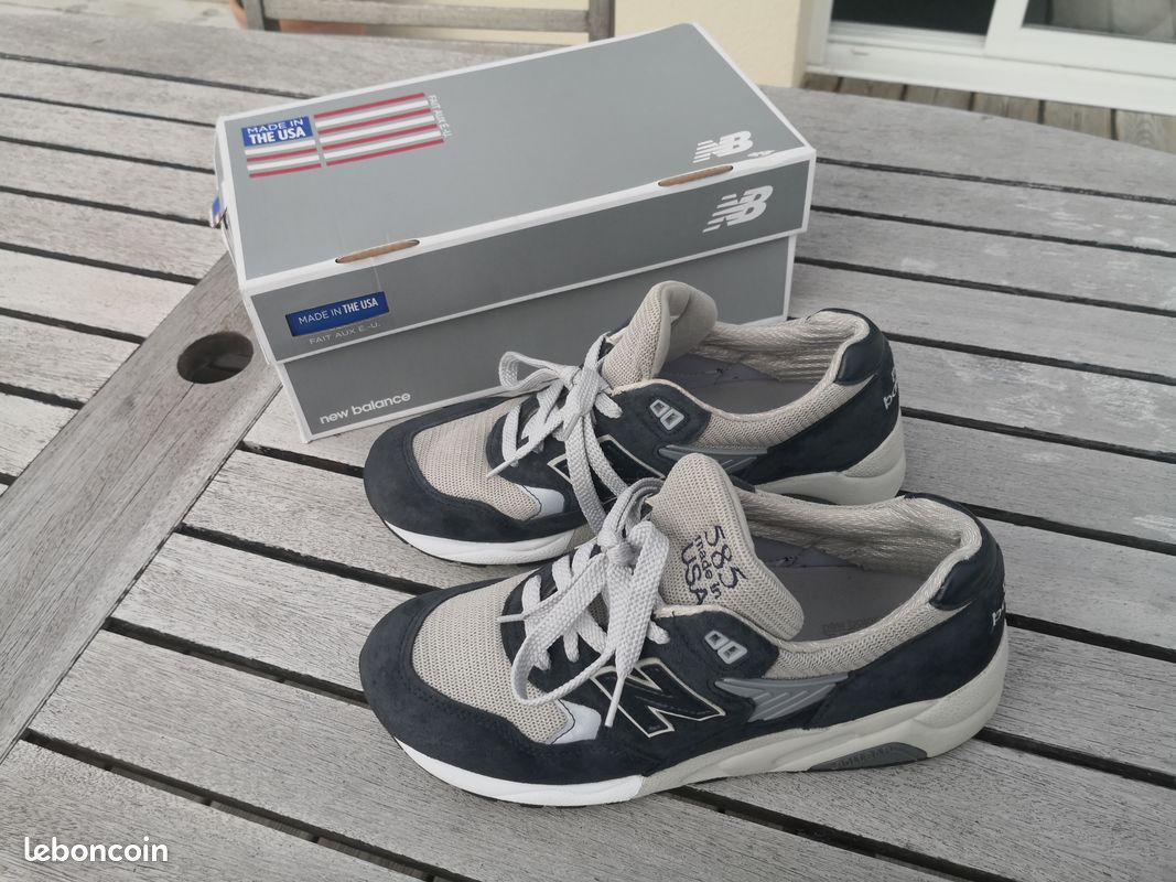 NEUF / DEADSTOCK 👟 New Balance M585BG Made in USA - Classic Gris/Marine - US 8 / EU 41.5 avec boîte 👟 (image 15)