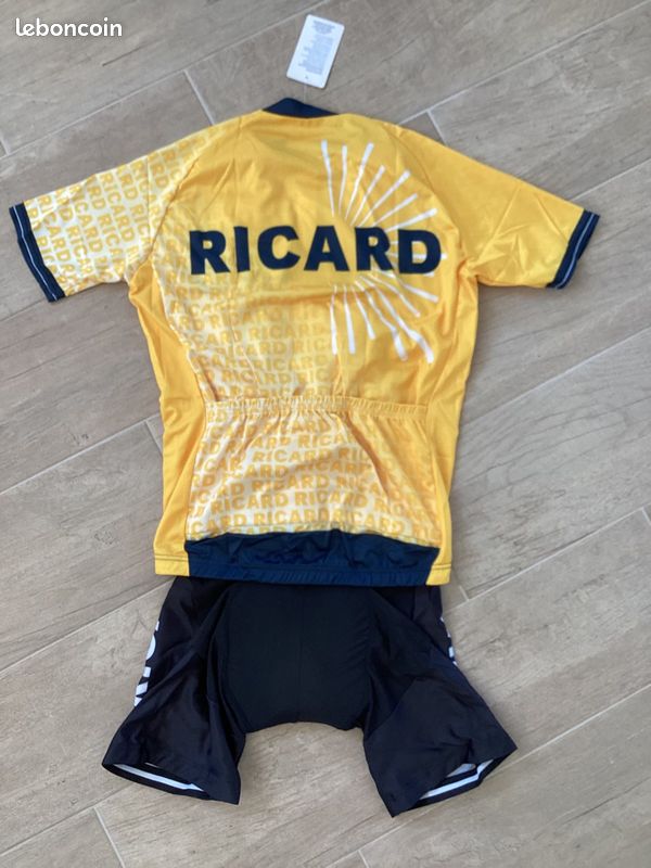 Maillot et cuissard de cycliste Ricard (image 2)