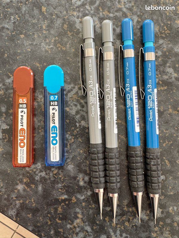 Recharges Mines ROtring Tikky 0,7 Mm B - Lot De 10 étuis (120 Mines)