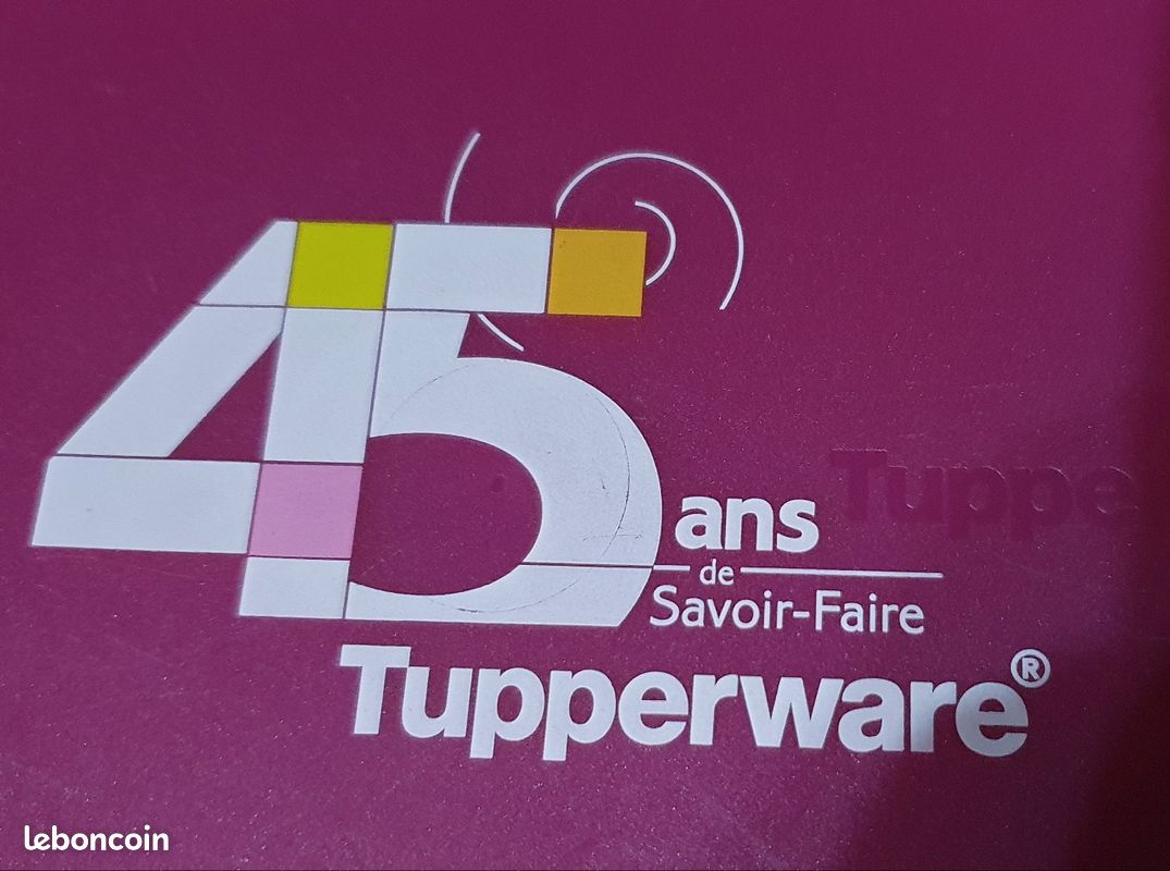 Boite tupperware pliable neuve rose (image 6)