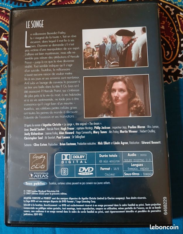 DVD Poirot "Le songe" (image 2)
