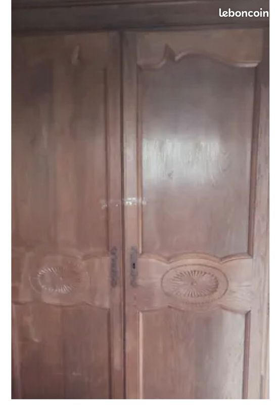 Armoire en bois massif rustique (image 2)