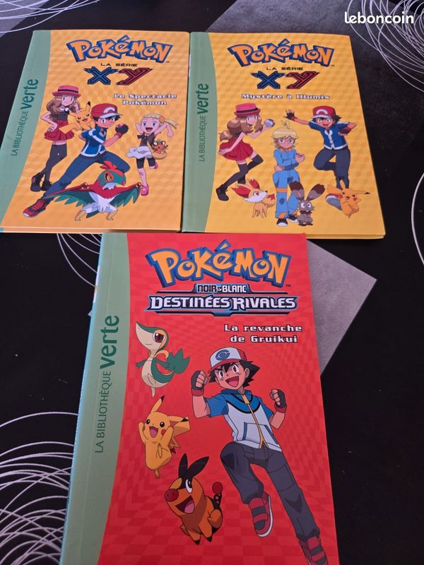 Lot de 3 livres Pokémon (image 1)
