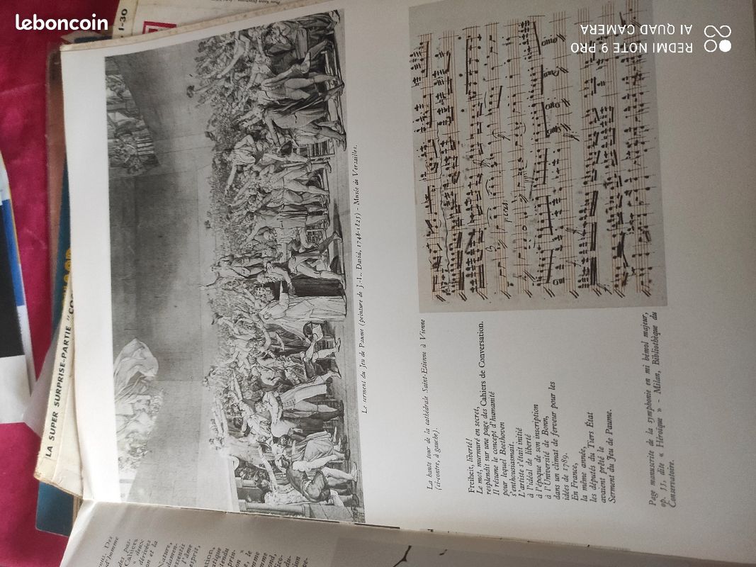 Disque 33tours et livret Beethoven (image 2)