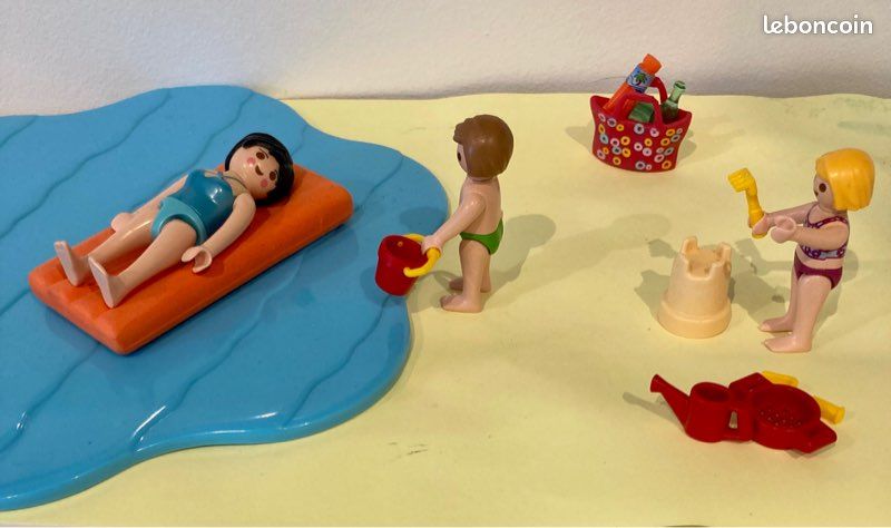 Playmobil 4941, maman et enfants à la plage (image 1)