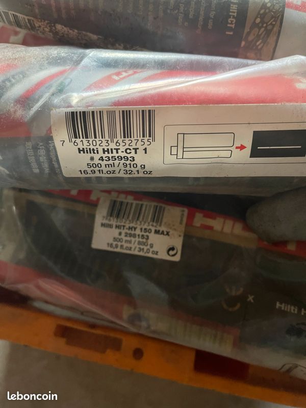 Scellement chimique Hilti (image 1)