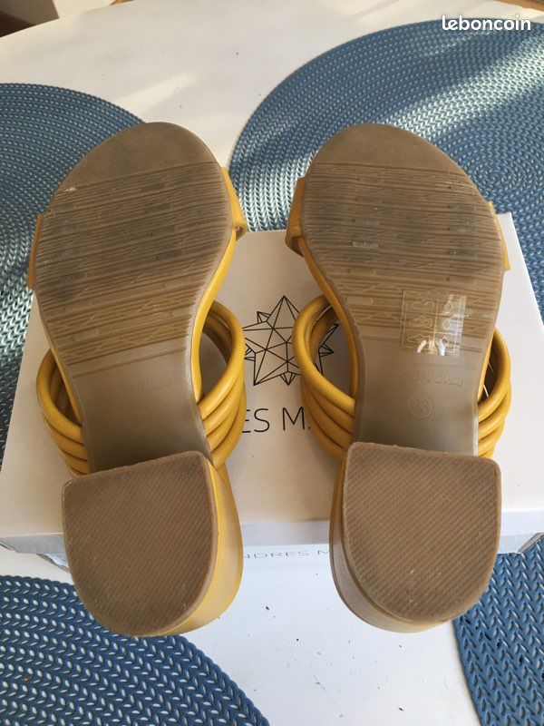 Mules façon cuir Andres Machado (image 3)