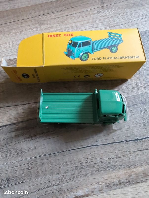 Dinky Toys 25H - Camion Ford Brasseur 1949 - Bleu Métallisé - État Bel (manque Ridelle)