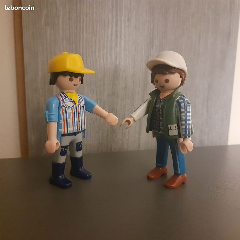 Gros Lot Playmobil Camions De Chantier - 5467 5471 5468 5469