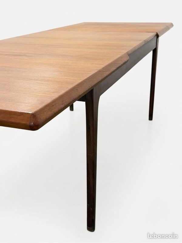 Table à manger danoise vintage en teck extensible 6/10 places⁠ (image 13)
