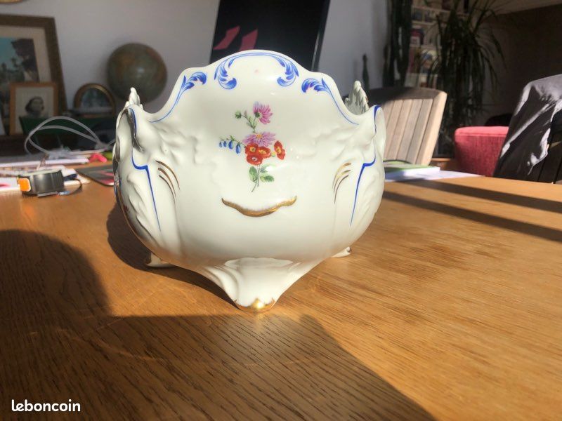 Grande jardinière en porcelaine style Louis XV (image 5)