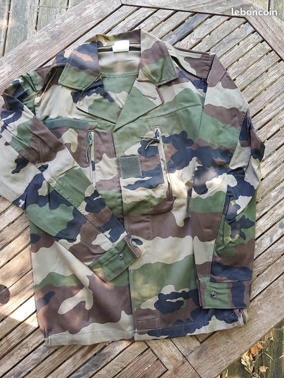 #800# NEUF treillis complet haut + bas F2 tta Armée taille M (image 2)