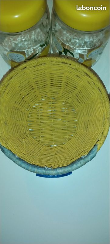Pots en verres citons et panier (image 5)