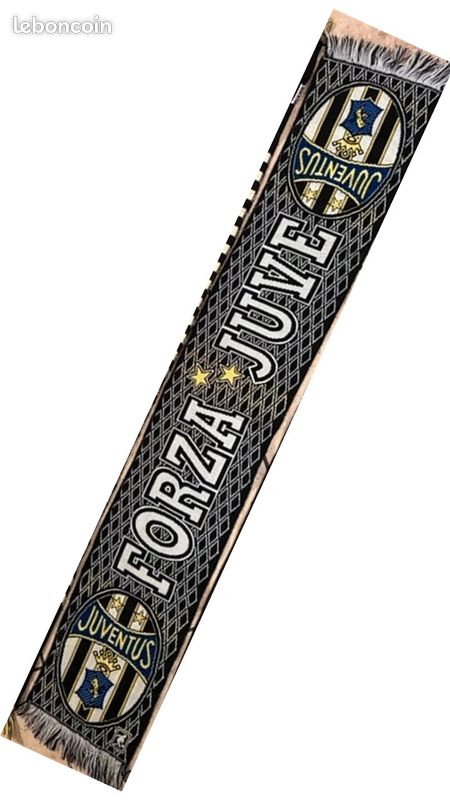 Écharpe Officielle Vintage Juventus Turin - FORZA JUVE - Supporters