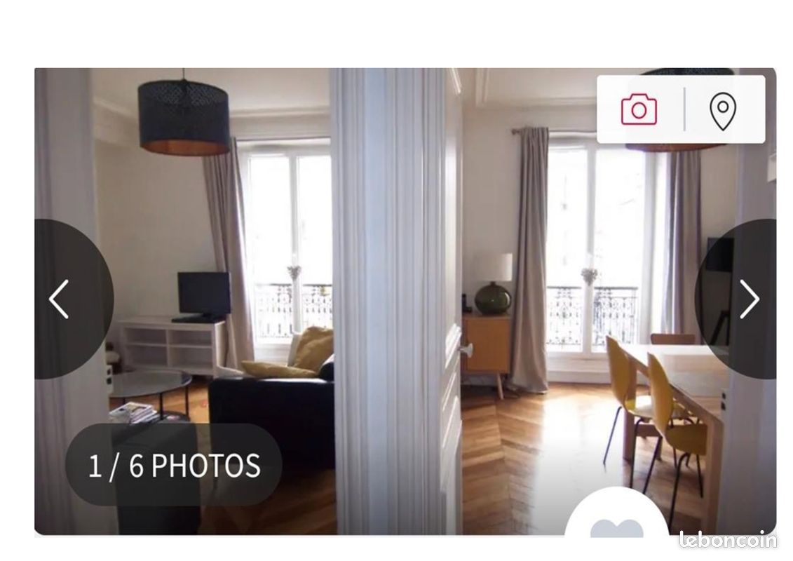 Appartement 3 pièces 57 m² · à Paris · 57 m² · 2 250 €/mois